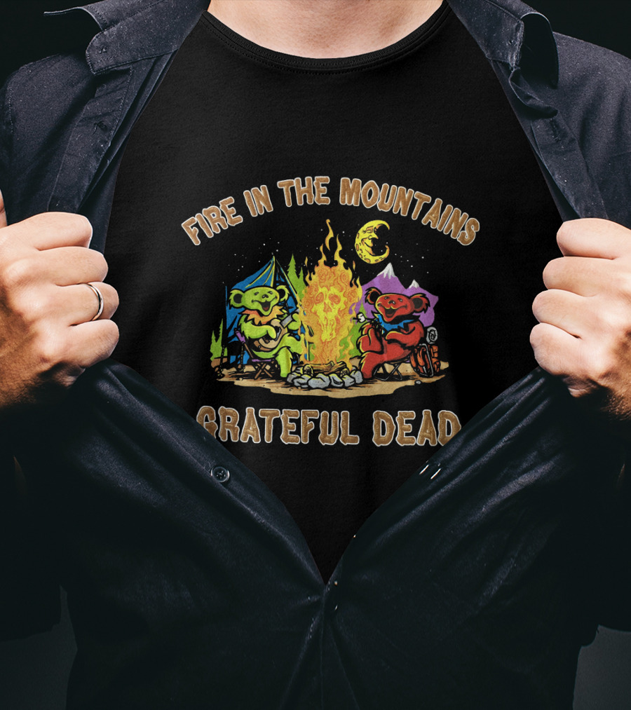 Fire In The Mountains Grateful Dead T-Shirt