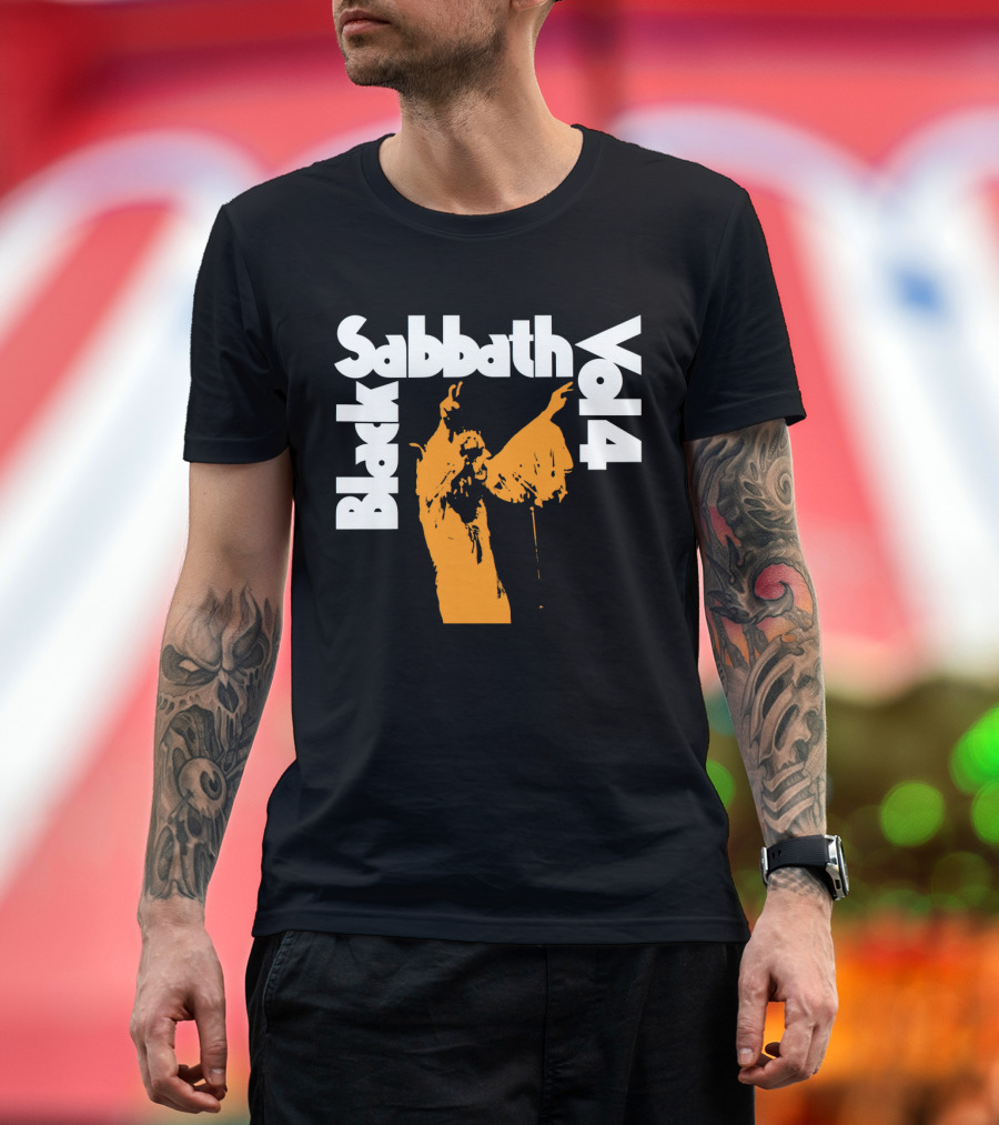 Black Sabbath Vol 4 Black T-Shirt