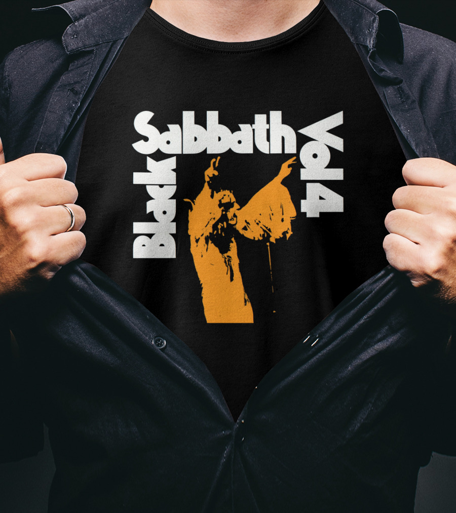 Black Sabbath Vol 4 Black T-Shirt