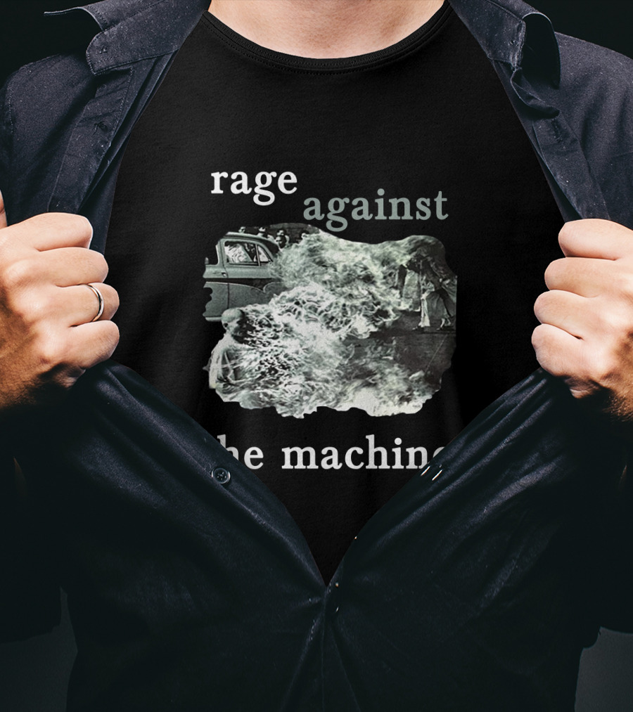 Rage Against The Machine Monochrome Protest T-Shirt
