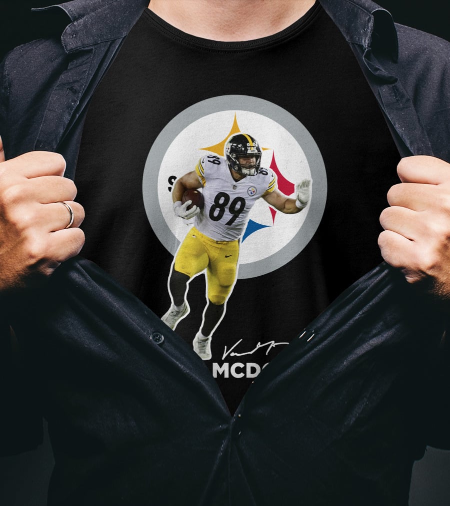 Vance McDonald Pittsburgh Steelers Football Player Signature 89 T-Shirt