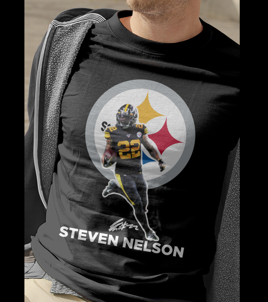 Steven Nelson Pittsburgh Football Number 22 T-Shirt