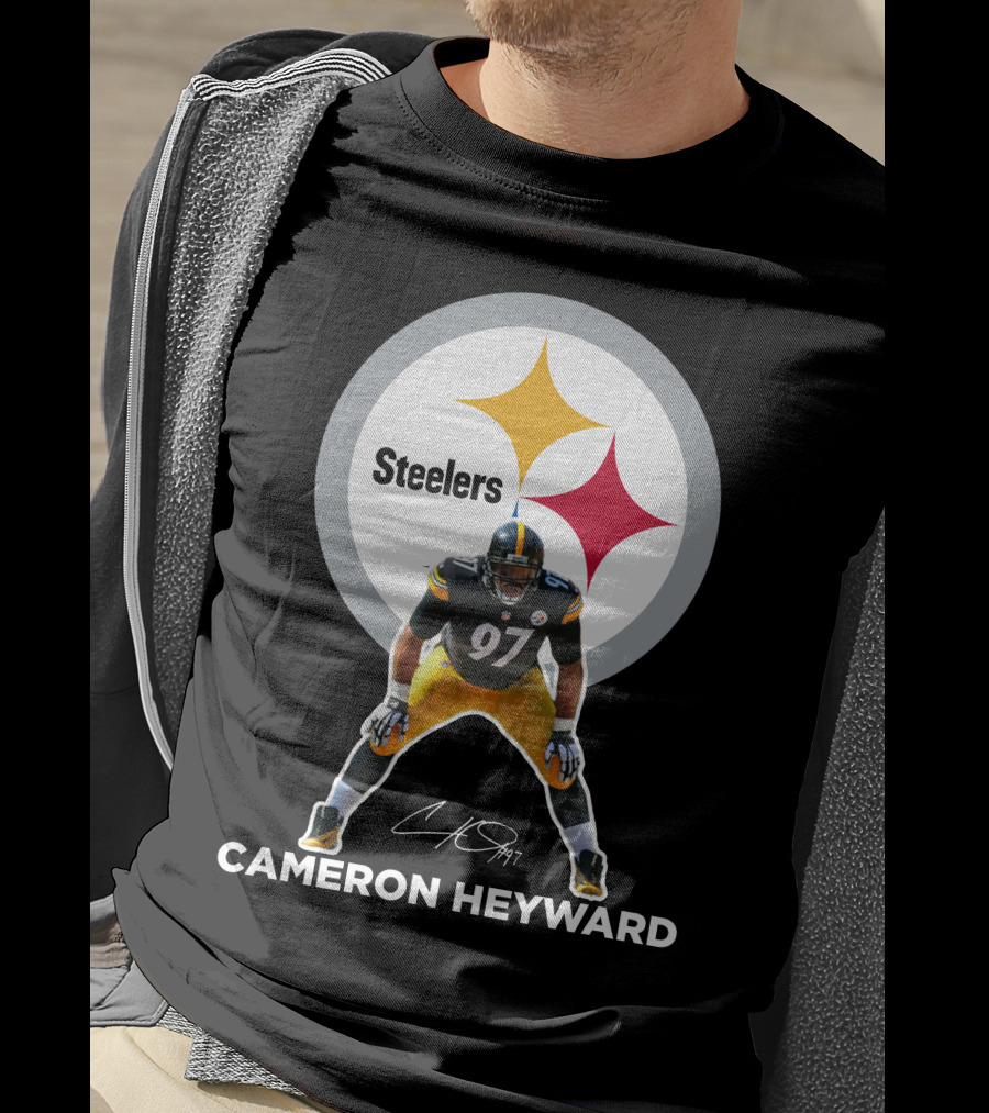 Cameron Heyward Pittsburgh Steelers 97 Nfl Player Signature T-Shirt