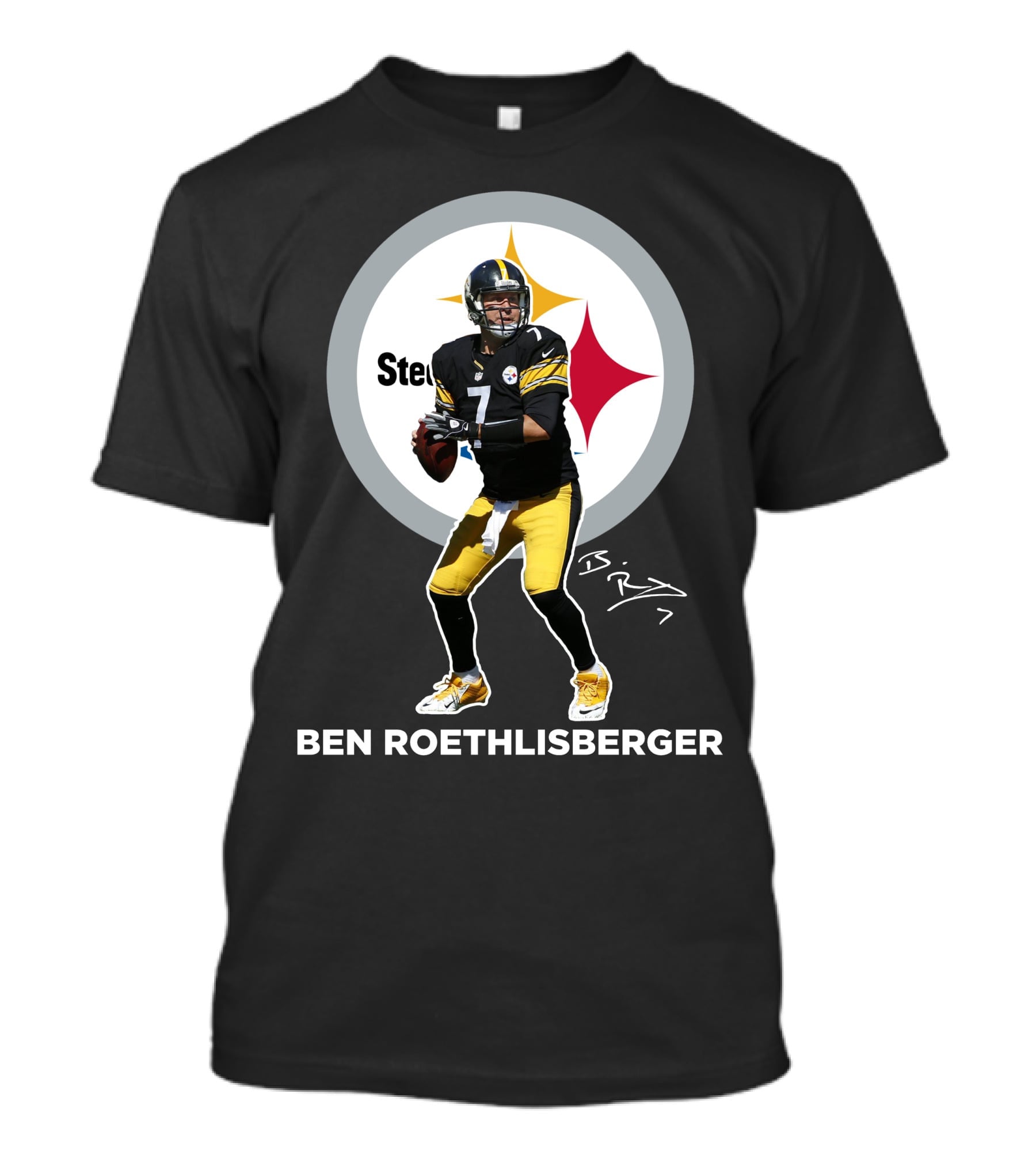 Ben Roethlisberger Steelers Number 7 T-Shirt