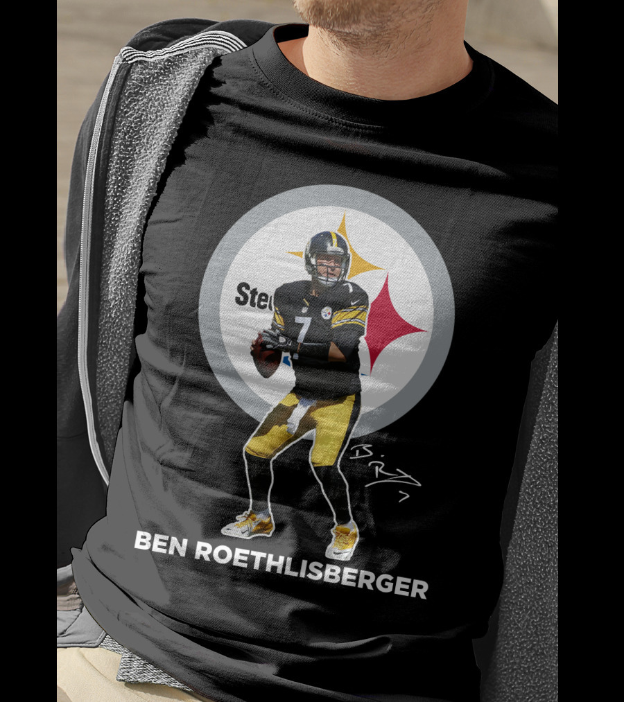 Ben Roethlisberger Steelers Number 7 T-Shirt