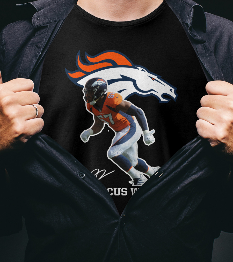 Demarcus Walker Denver Broncos 57 Football Player T-Shirt