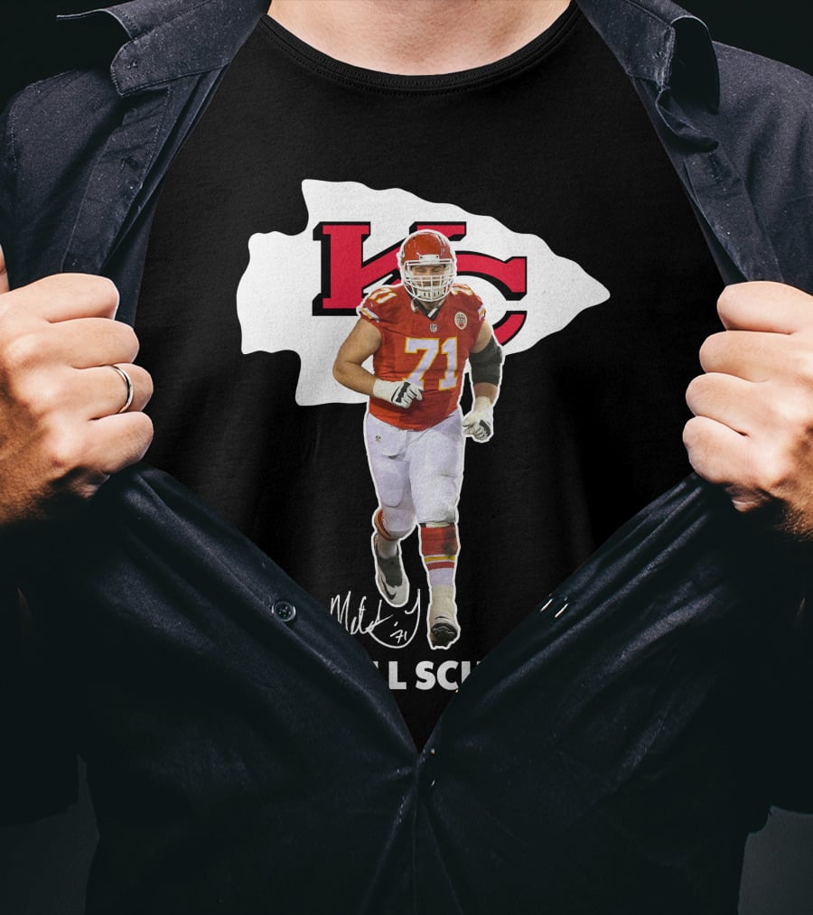 Mitchell Schwartz Kansas City Chiefs 71 NFL Player T-Shirt