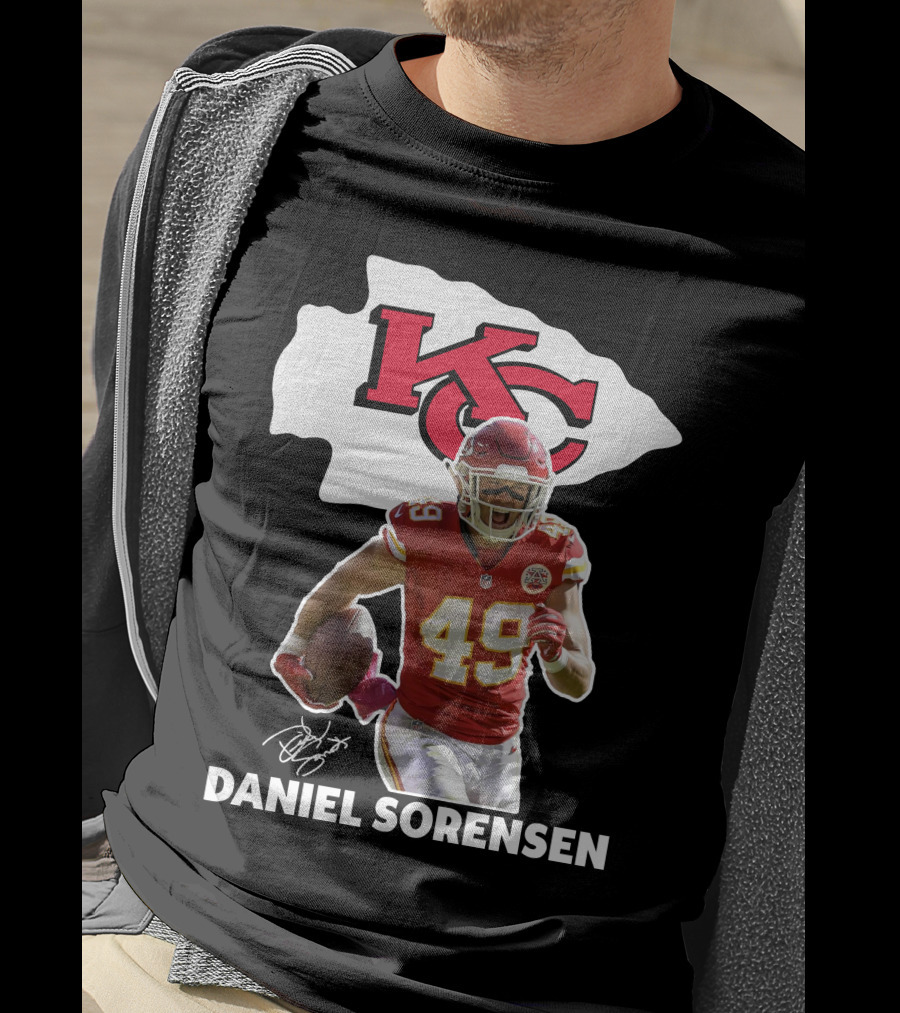 Daniel Sorensen Kansas City Chiefs 49 NFL Football Player T-Shirt