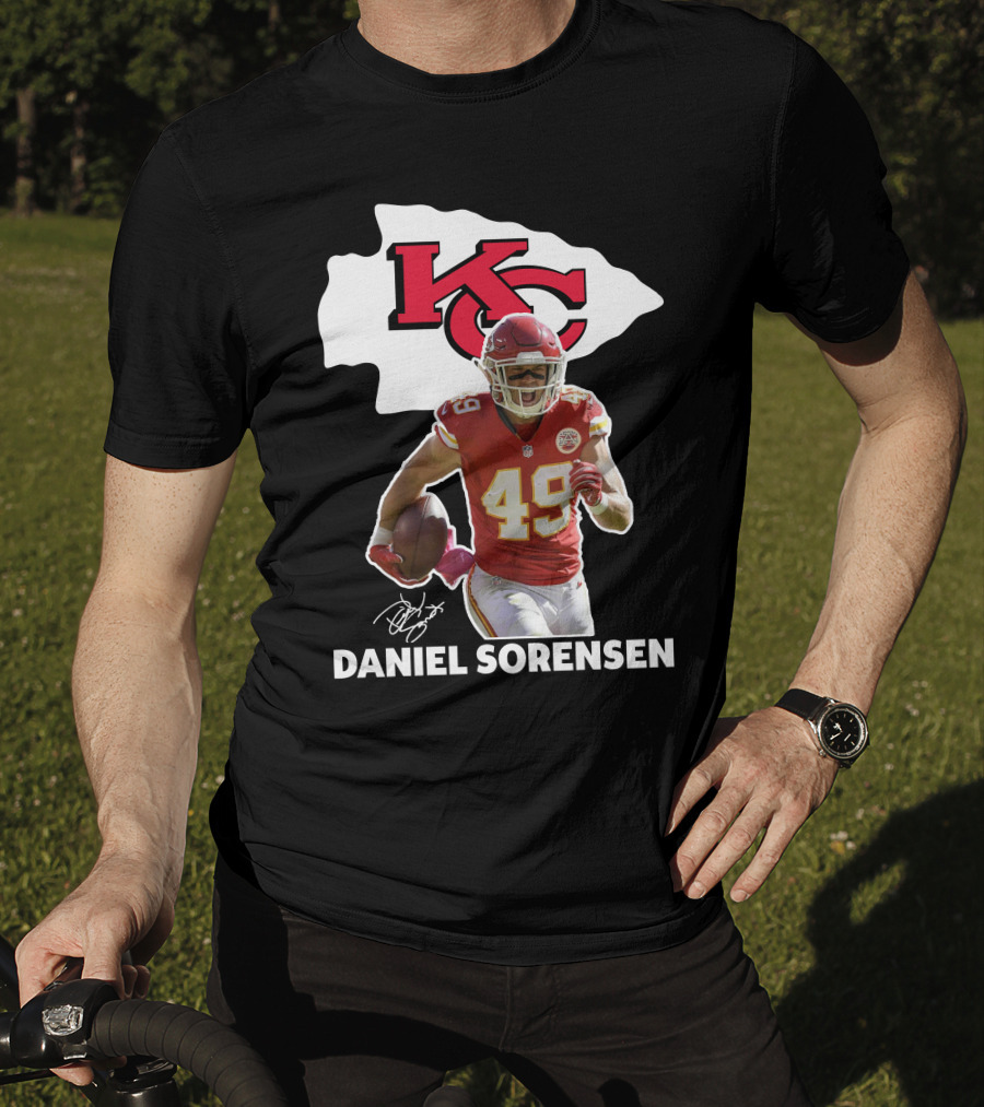 Daniel Sorensen Kansas City Chiefs 49 NFL Football Player T-Shirt
