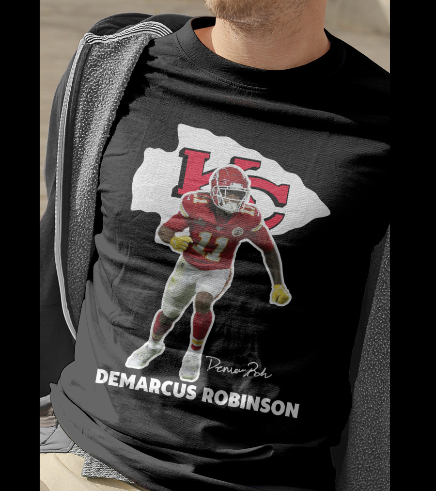 Kansas City Chiefs Demarcus Robinson NFL Player Number 11 NFLPA T-Shirt