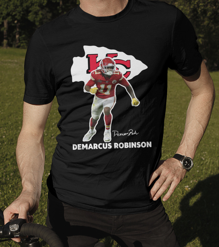 Kansas City Chiefs Demarcus Robinson NFL Player Number 11 NFLPA T-Shirt