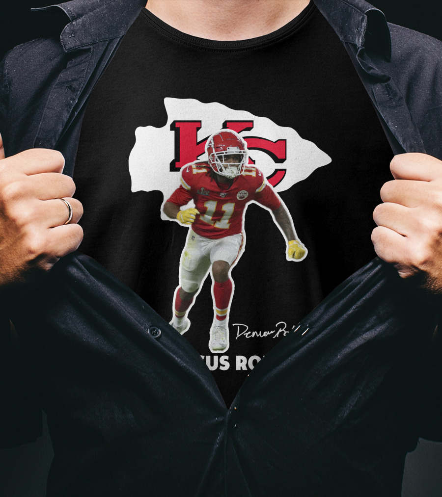 Kansas City Chiefs Demarcus Robinson NFL Player Number 11 NFLPA T-Shirt