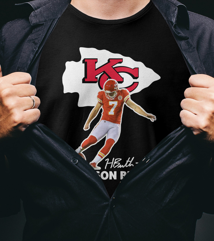 Harrison Butker Kc Chiefs Football Signature Kick T-Shirt