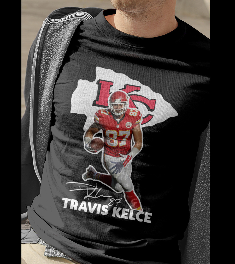 Travis Kelce 87 Kansas City Chiefs Football T-Shirt