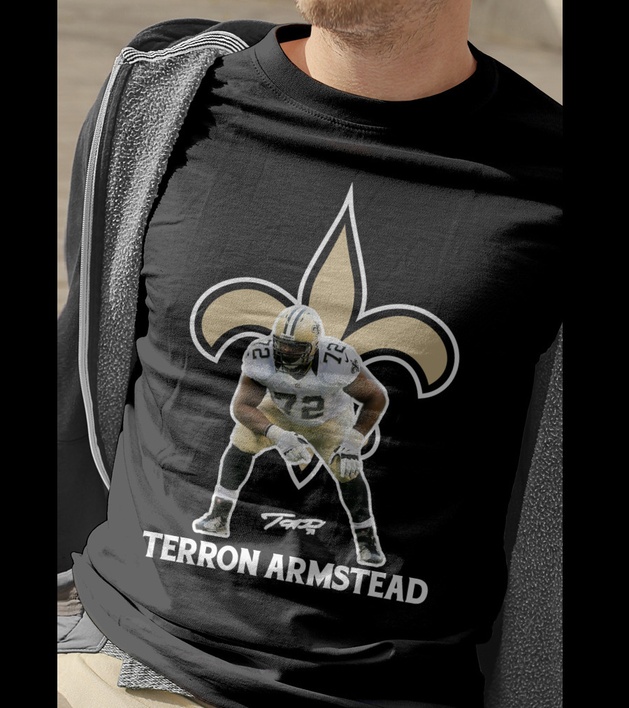 Terron Armstead New Orleans Football T-Shirt