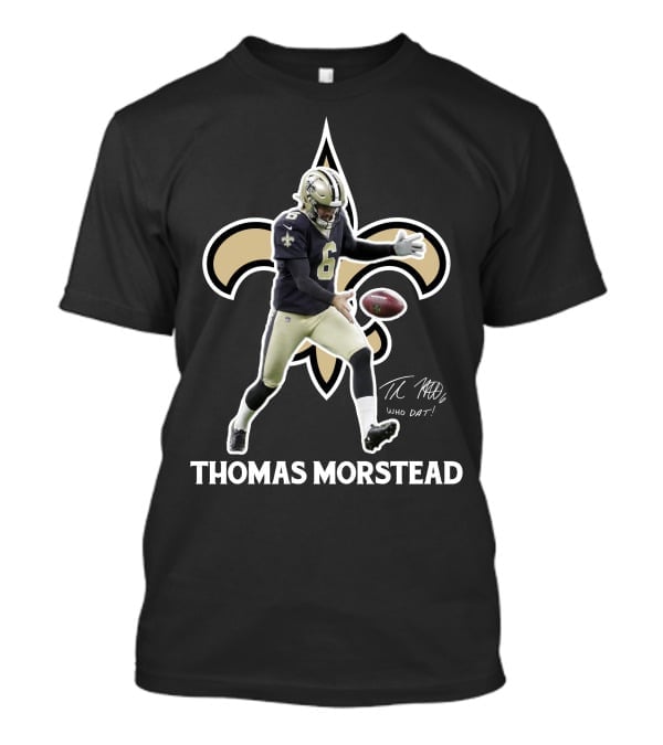 Thomas Morstead New Orleans Saints Who Dat Fleur-de-Lis T-Shirt