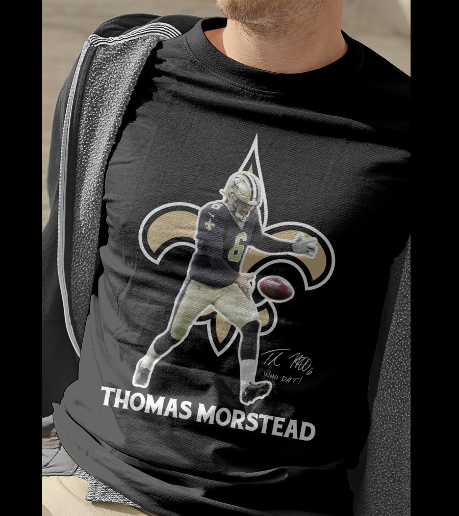 Thomas Morstead New Orleans Saints Who Dat Fleur-de-Lis T-Shirt