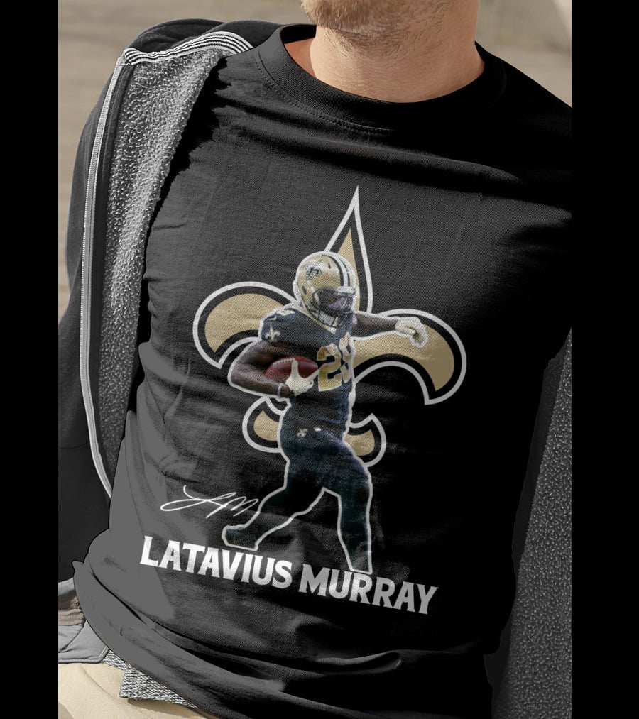Latavius Murray New Orleans Saints NFL Fleur-de-lis T-Shirt