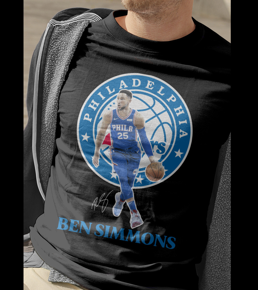 Philadelphia 76ers Ben Simmons 25 76Er01 T-Shirt