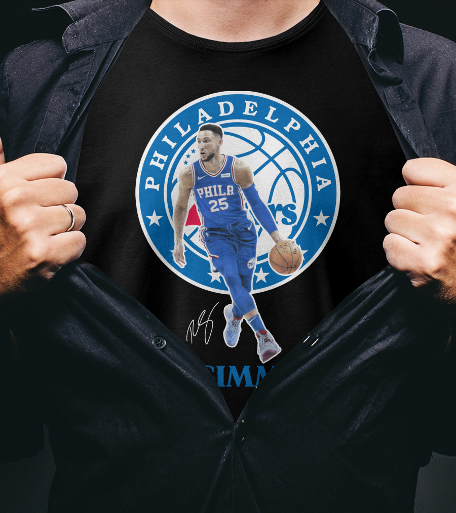 Philadelphia 76ers Ben Simmons 25 76Er01 T-Shirt