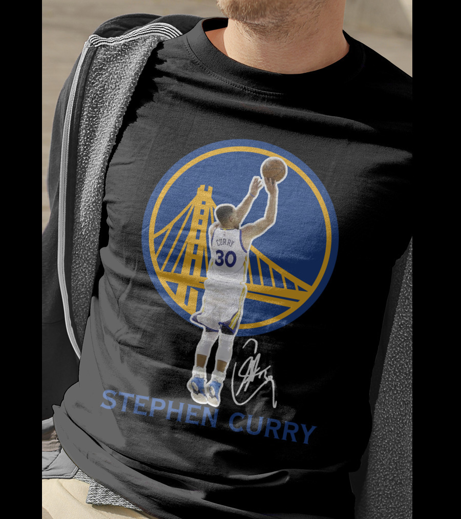 Stephen Curry Golden State Warriors 30 Signature Shot Gsw01 T-Shirt