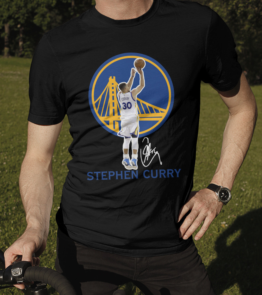 Stephen Curry Golden State Warriors 30 Signature Shot Gsw01 T-Shirt