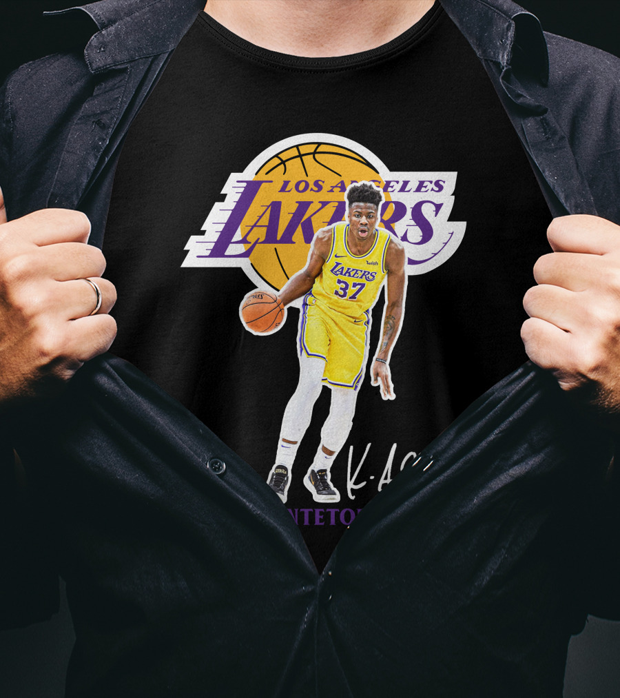 Kostas Antetokounmpo Los Angeles Lakers 37 La12 T-Shirt