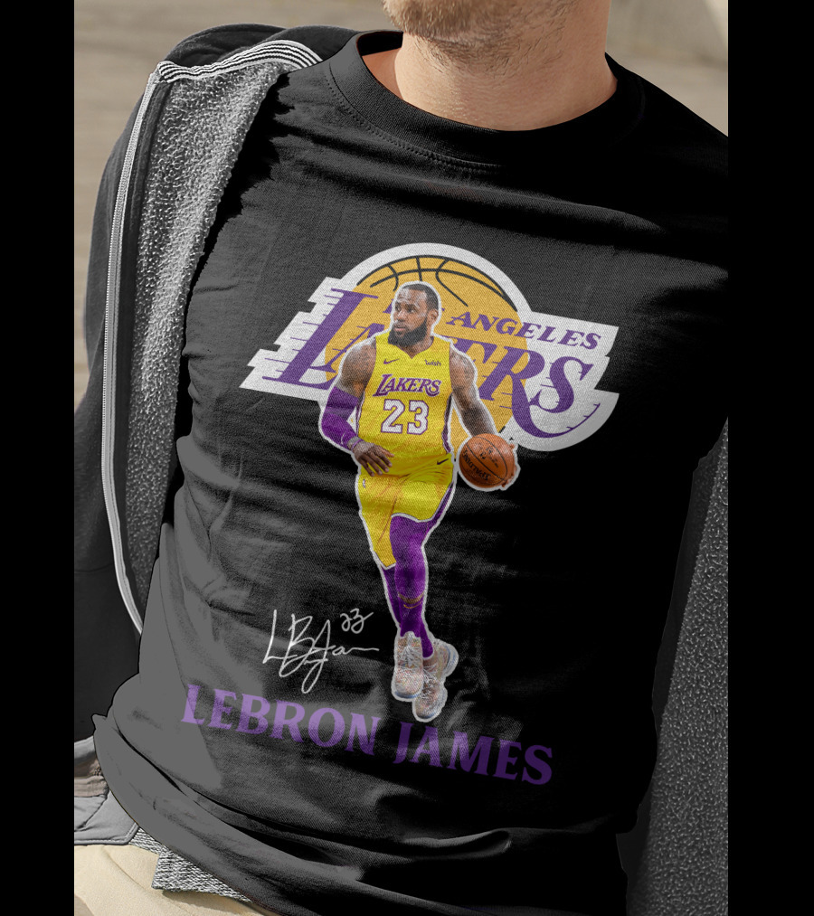 Lebron James Los Angeles Lakers 23 La01 T-Shirt