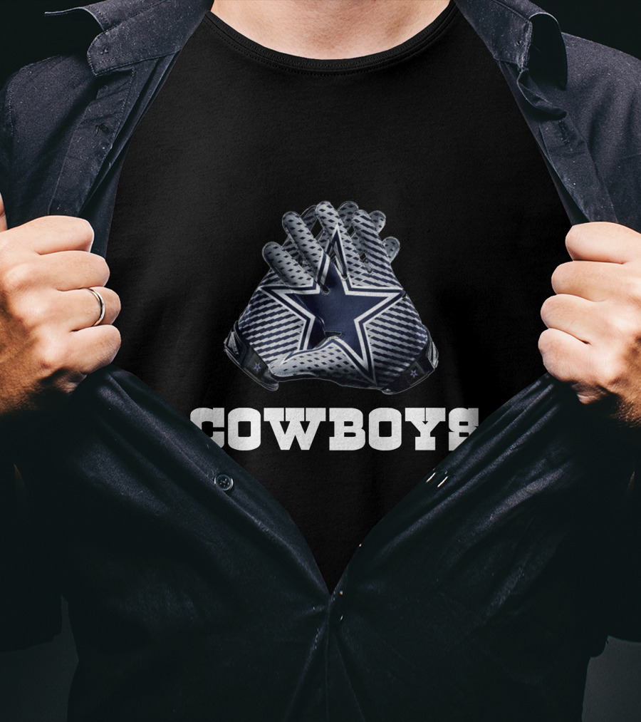 Cowboys Star Gloves 2D-Cowboysclone T-Shirt