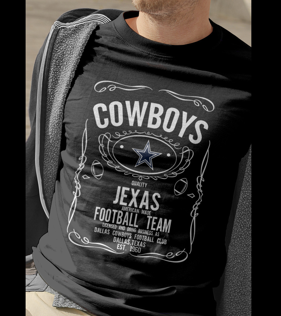 Cowboys Jexas American Made Football Team Dallas Texas Est. 1960 T-Shirt