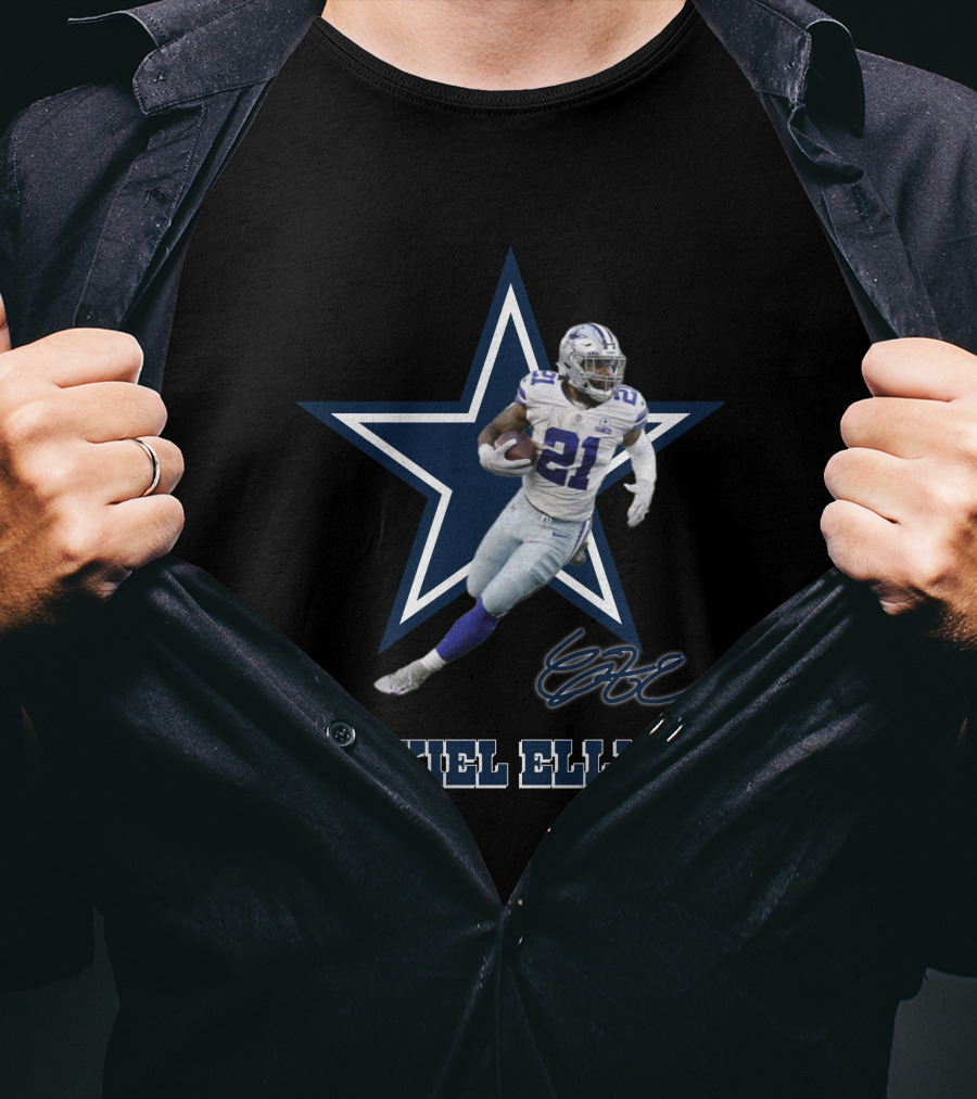 Ezekiel Elliott Dallas Cowboys Star T-Shirt