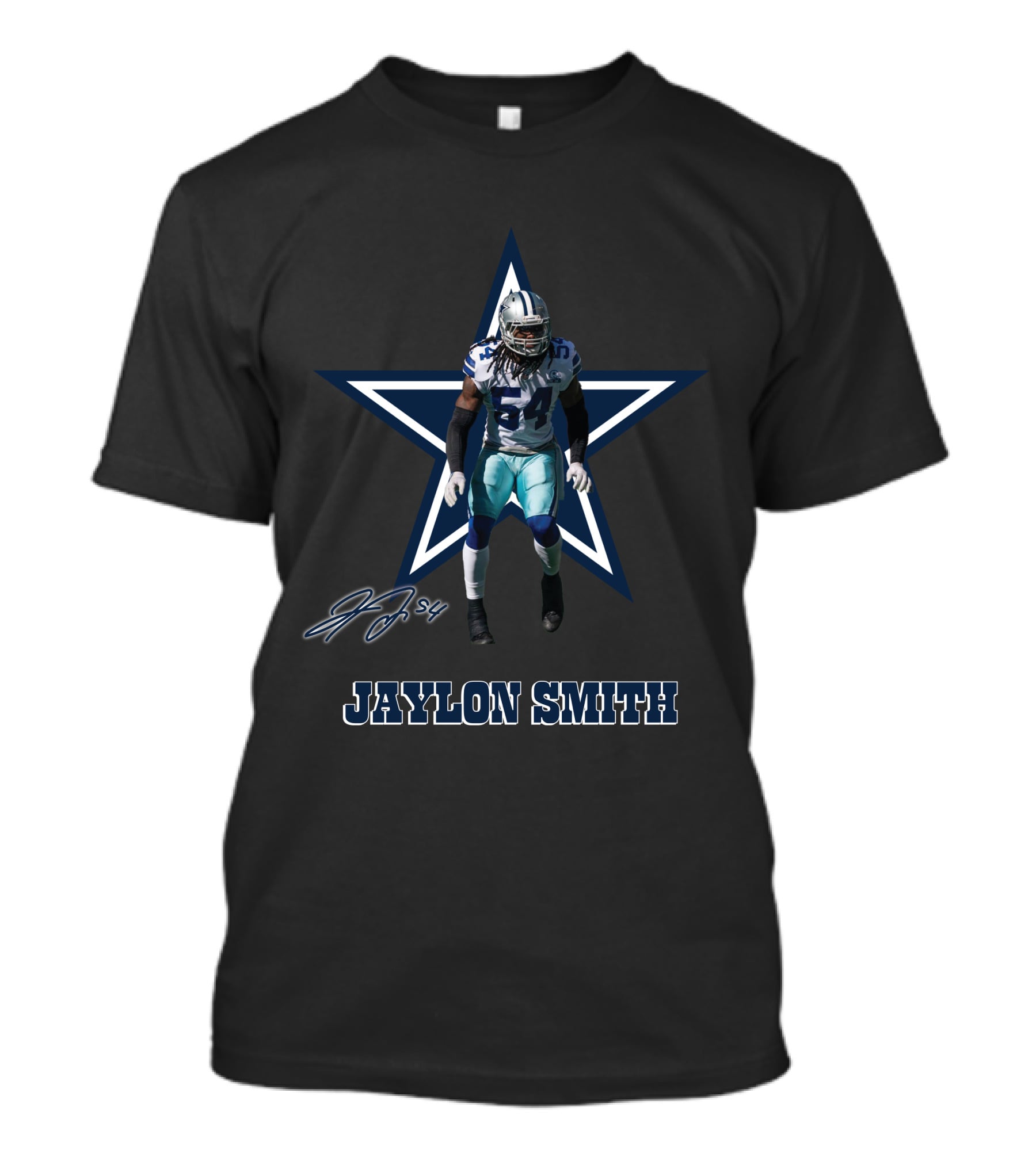 Jaylon Smith 54 Dallas Cowboys Star T-Shirt