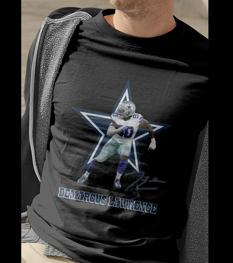 Demarcus Lawrence Dallas Cowboys Star Icon 90 T-Shirt