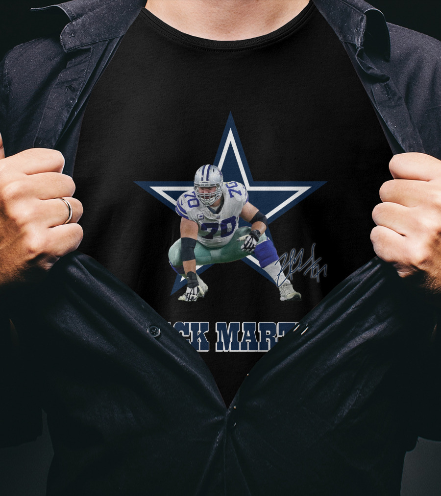 Zack Martin Dallas Cowboys 70 Star T-Shirt