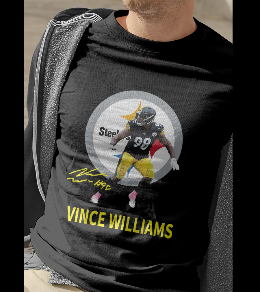 Vince Williams Pittsburgh Steelers 98 Signature Edition T-Shirt