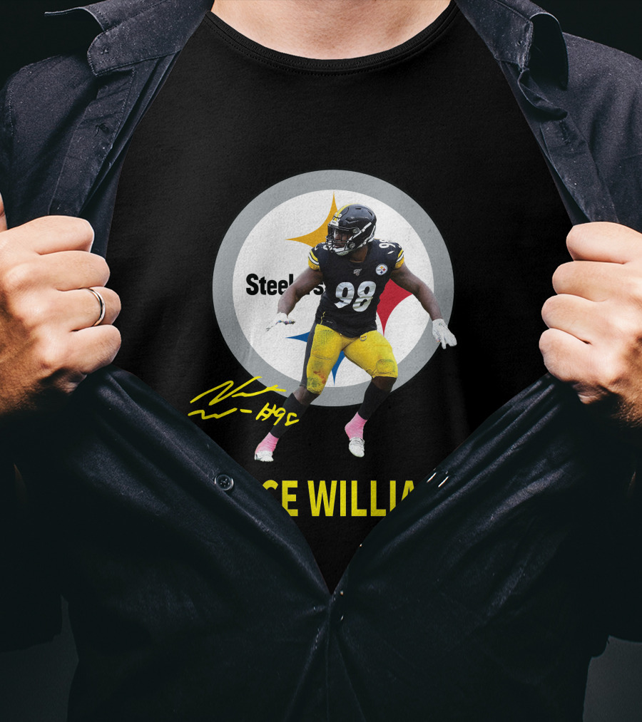 Vince Williams Pittsburgh Steelers 98 Signature Edition T-Shirt