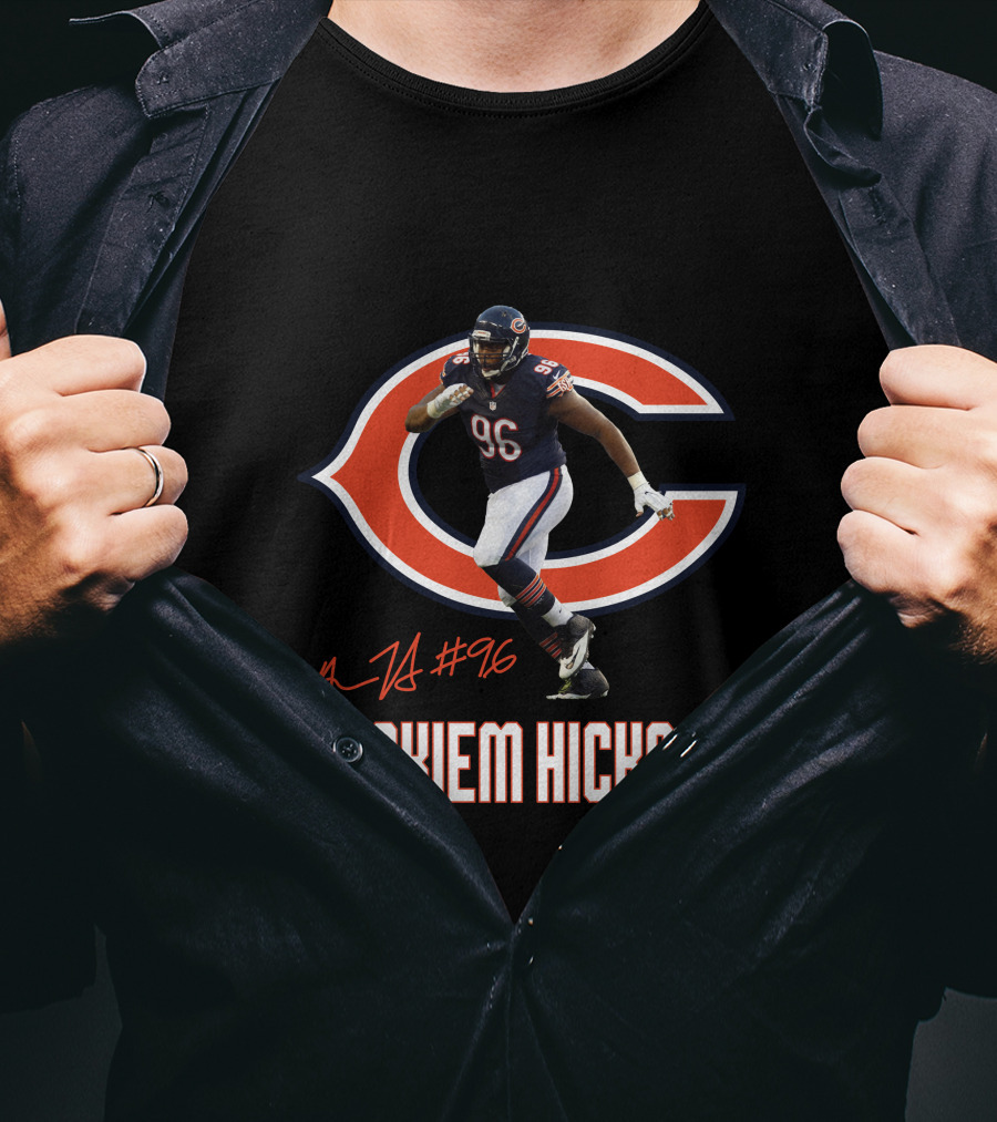 Chicago Bears Akiem Hicks #96 Signature Edition T-Shirt