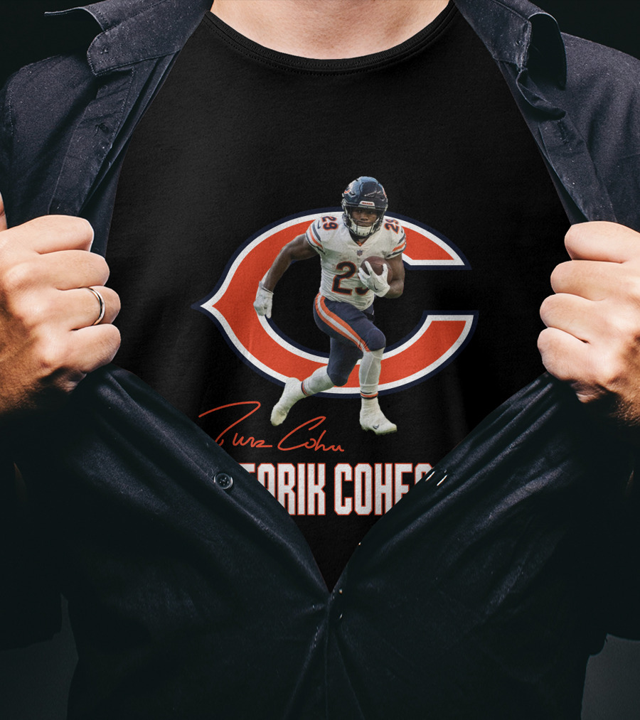 Tarik Cohen Chicago Bears Football C T-Shirt