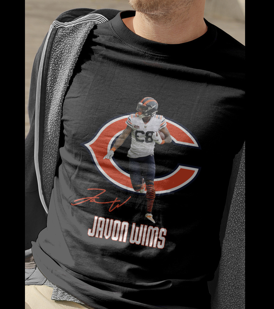 Chicago Bears Javon Wims 08 Football Player Fan Gear T-Shirt