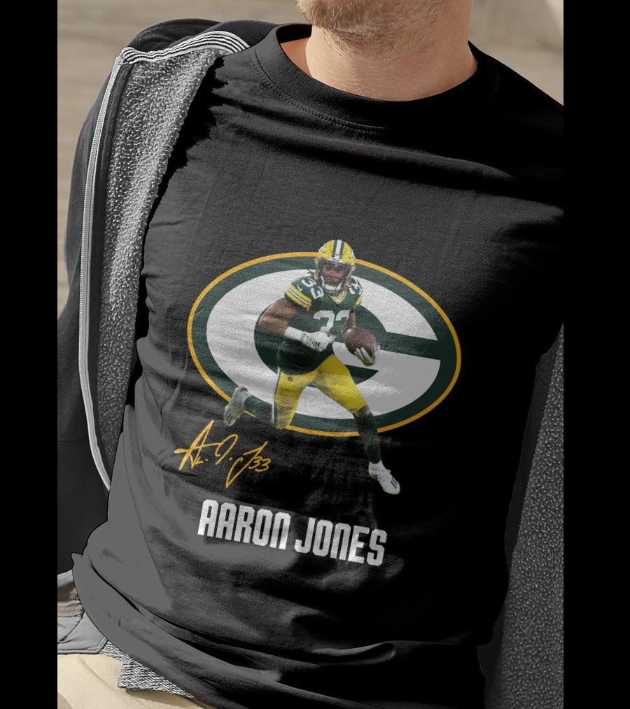 Aaron Jones Green Bay Packers 33 T-Shirt