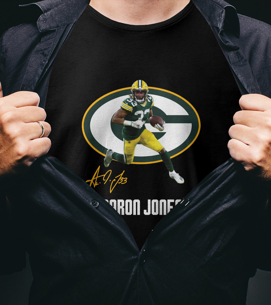 Aaron Jones Green Bay Packers 33 T-Shirt