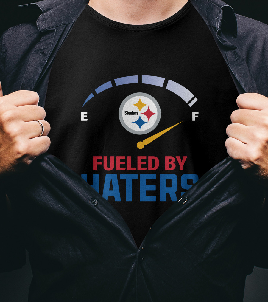 Steelers Fueled By Haters 11 Fuel Gauge T-Shirt