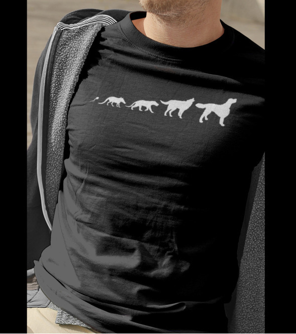 Irish Red And White Setter Evolution Journey T-Shirt