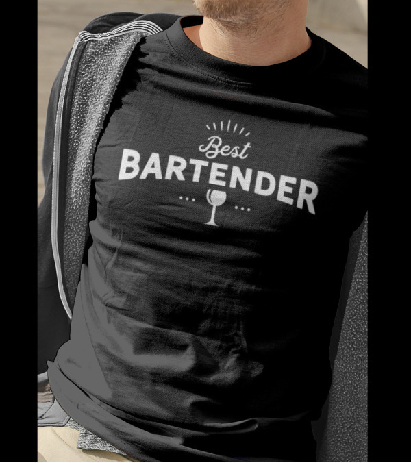 Best Bartender Pub Bar Bartending Barkeeper Barman T-Shirt