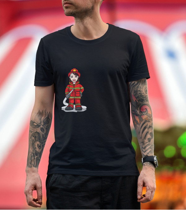 Premium T-Shirt: FIRE FIGHTER Because MIRACLE WORKER isn't a Job Title T-Shirt FIRE FIGHTER Because MIRACLE WORKER isn't a Job Title T-Shirt