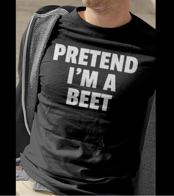Pretend I'm A Beet Funny Lazy Halloween T-Shirt