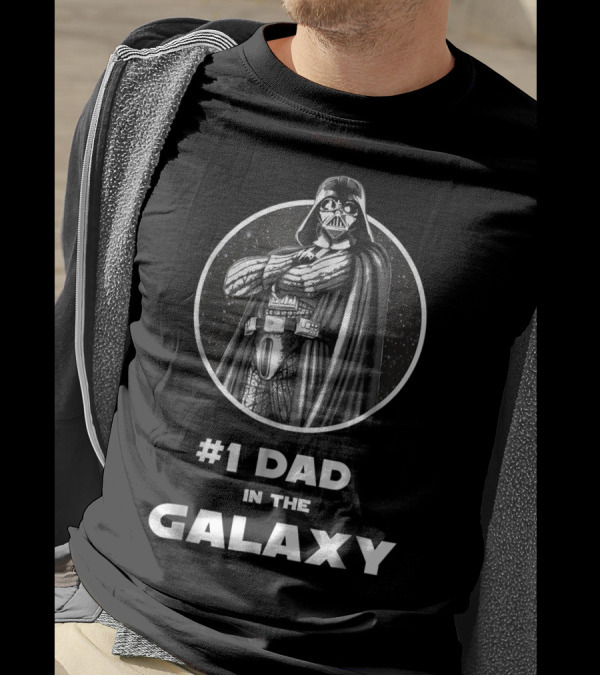 Star Wars #1 Dad In The Galaxy Darth Vader T-Shirt
