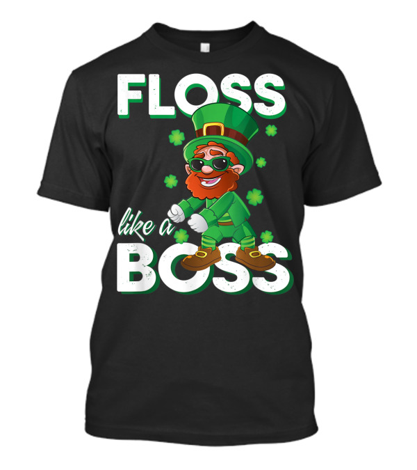 Floss Like A Boss Leprechaun St Patrick's Day Floss T-Shirt