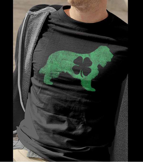 St Patrick's Day Shamrock Cocker Spaniel T-Shirt