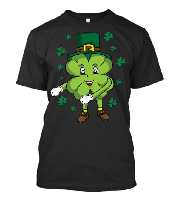 Funny Flossing Shamrock St Patrick's Day T-Shirt